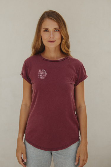 "Smile" Roll With It Tee