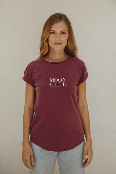 "Moon Child" Roll With It Tee