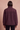 "Perfectly Imperfect" Signature Sherpa in Washed Plum, back view