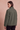 "Be Kind" Signature Sherpa in Khaki, back view