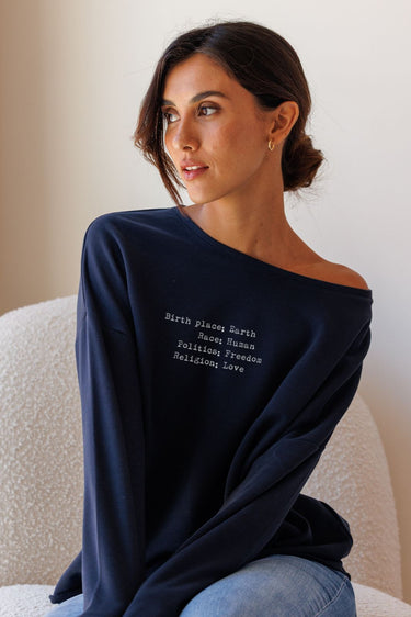 "Human" Perfect Pullover