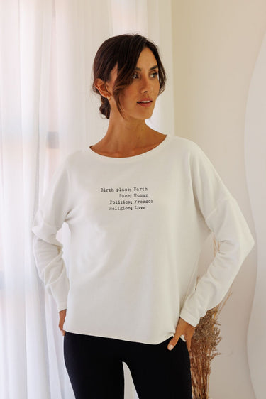 "Human" Perfect Pullover