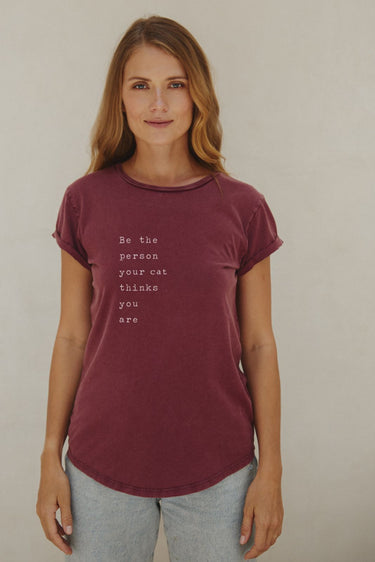 "Cat Thinks You Are" Roll With It Tee