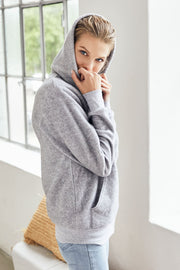 "Love Is Everything" Embroidered Fleece Hoodie