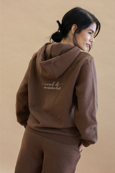 "Wonderful" Cloud Hoodie Cursive Back