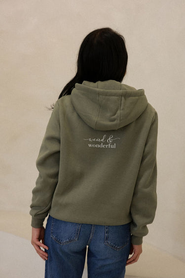 "Wonderful" Cloud Hoodie Cursive Back
