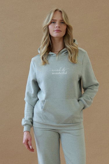 "Wonderful" Cloud Hoodie Cursive Front