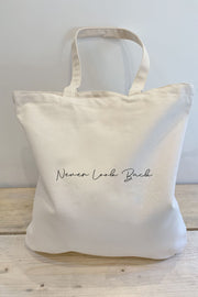 "Never Look Back" Tote Bag