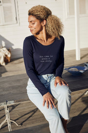 "New Story" Long Sleeve Tee