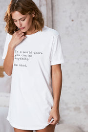 "Be Kind" Bed Tee