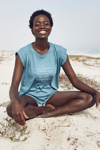 "Full Moon" Roll Tee