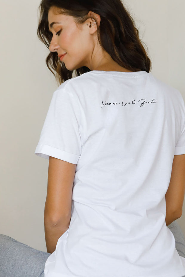 "Never Look Back" Short Sleeve Tee