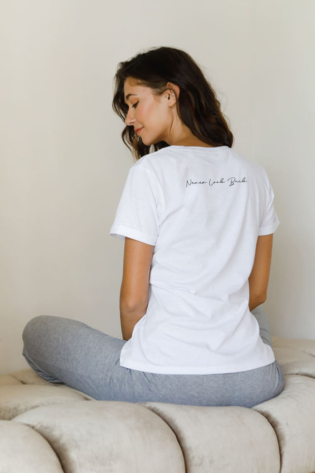 "Never Look Back" Short Sleeve Tee