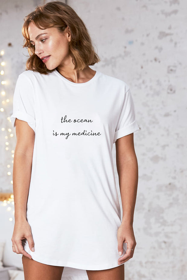 "Ocean" Bed Tee