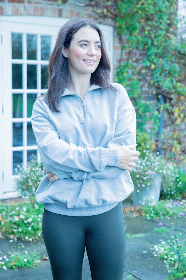 Embroidered Signature Lotus Sunday Sweatshirt
