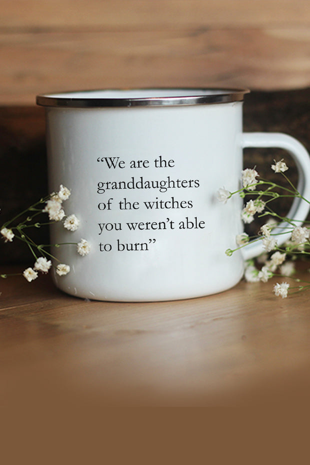 "Wiccan" Enamel Mug