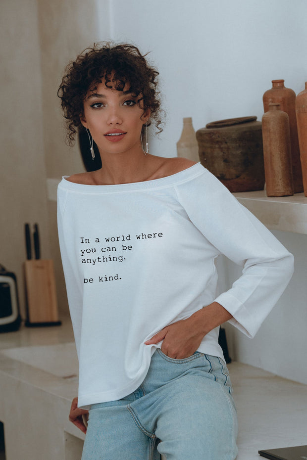 "Be Kind" At Home Sweater