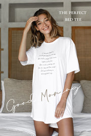 "Morning Mantra" Bed Tee