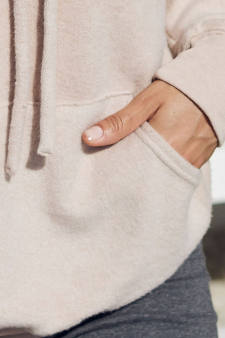 "Little Things" Embroidered Fleece Hoodie