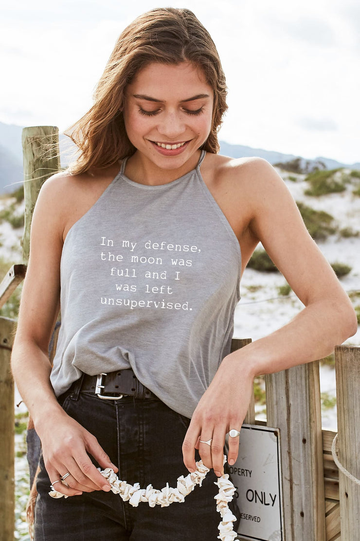 "Full Moon " High Neck Tank
