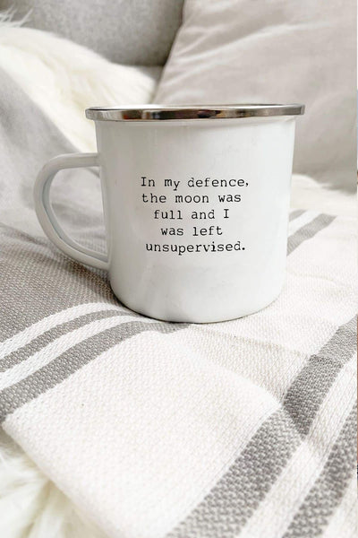"Full Moon" Enamel Mug