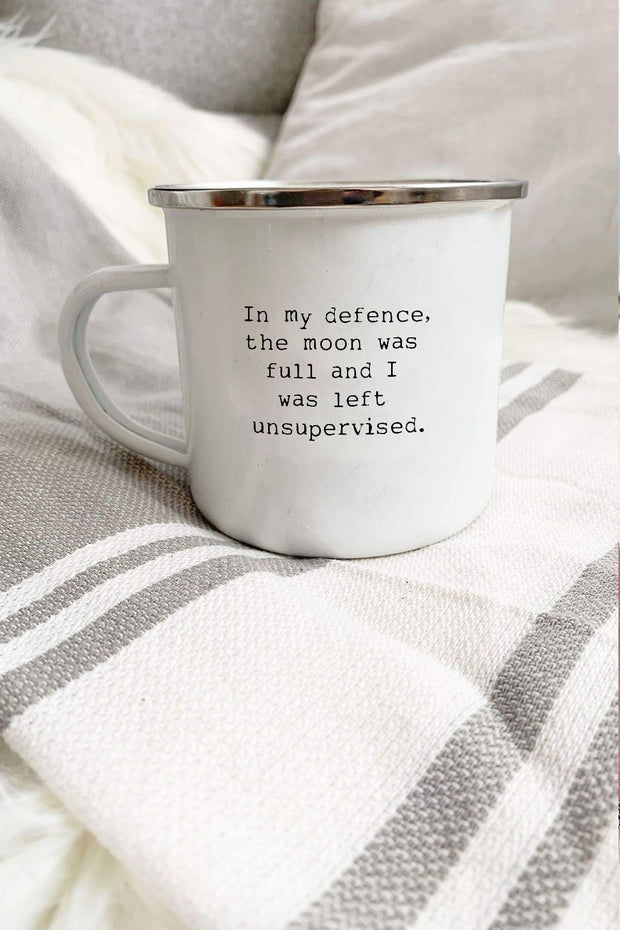 "Full Moon" Enamel Mug