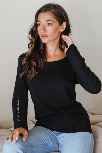 "Inhale Exhale" Long Sleeve Tee