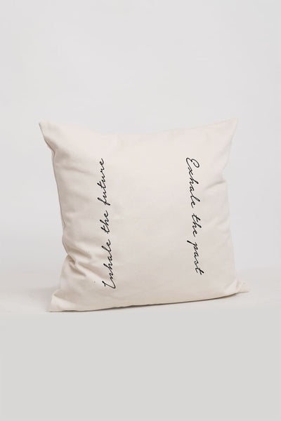 "Inhale Exhale" Cushion Cover