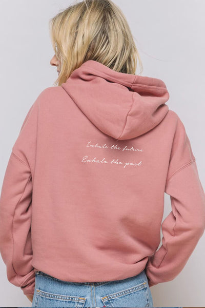 "Inhale Exhale" Luxury Hoodie