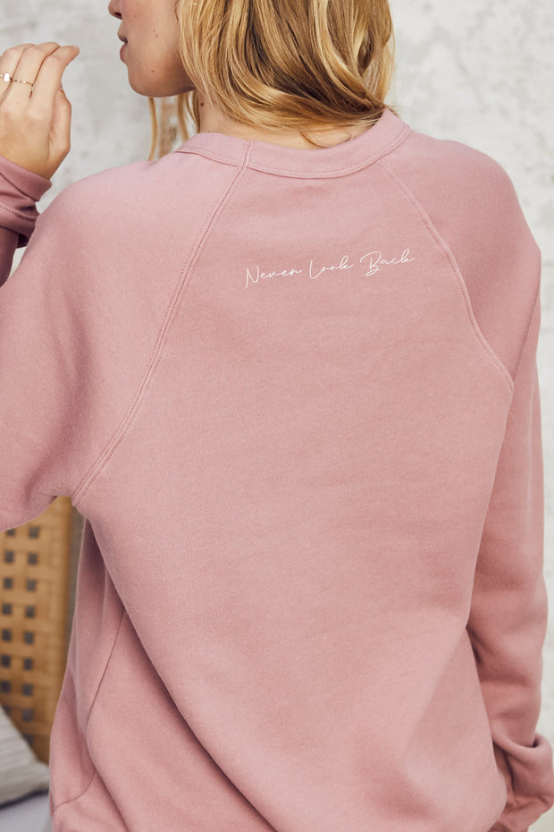 "Never Look Back" Relaxed Sweater