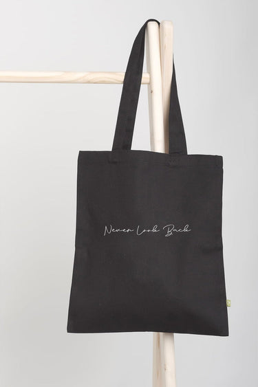 "Never Look Back" Tote Bag