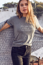 "New Story" Short Sleeve Tee