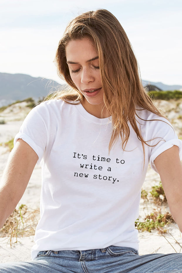 "New Story" Short Sleeve Tee