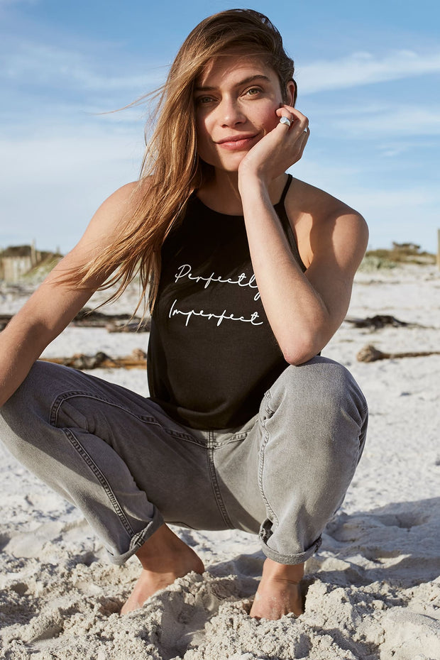 "Perfectly Imperfect" High Neck Tank