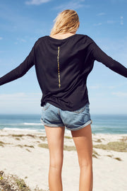 "Rumi" Flowy Long Sleeve Tee