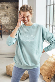 "Perfectly Imperfect" Comforter Sweater