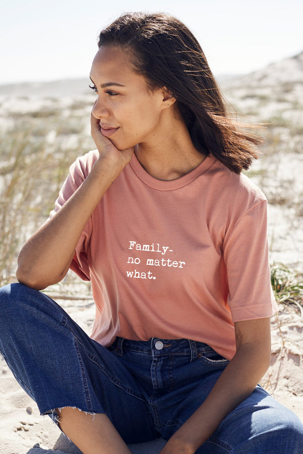 "Family No Matter What" Short Sleeve Tee