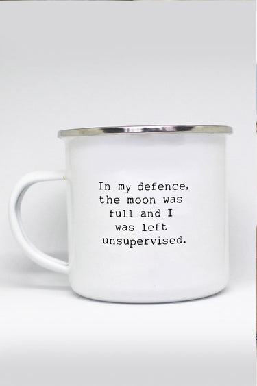 "Full Moon" Enamel Mug