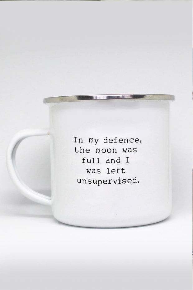 "Full Moon" Enamel Mug