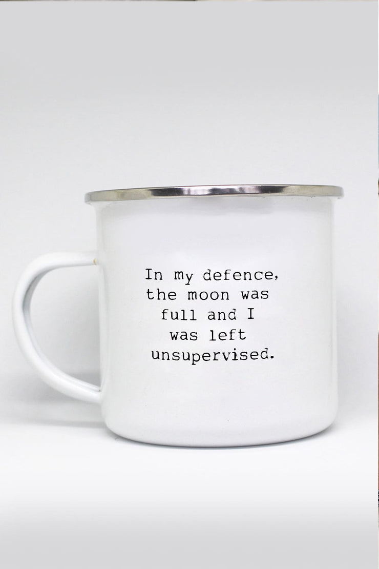 "Full Moon" Enamel Mug